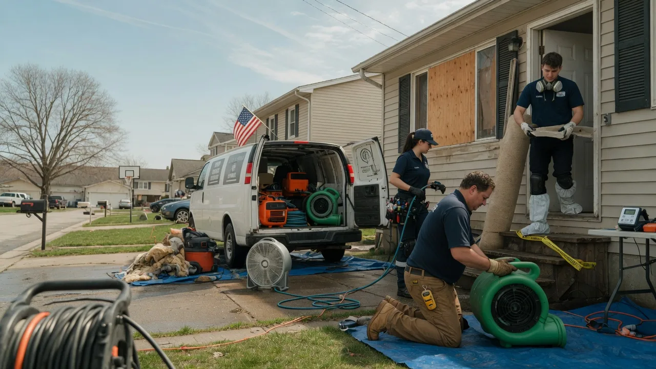 Water Damage Restoration in Bowling Green, OH near me